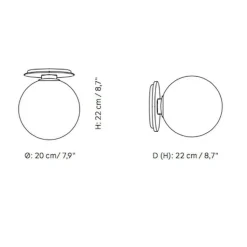 Wandleuchten^Audo TR Bulb Wand-/Deckenleuchte