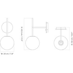 Wandleuchten^Audo TR Bulb Wandleuchte
