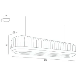 Northern Tradition LED Pendelleuchte linear| Pendelleuchten