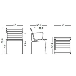 HAY Traverse Gartenarmlehnstuhl| Stühle|Gartenstühle