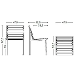 HAY Traverse Gartenstuhl| Stühle