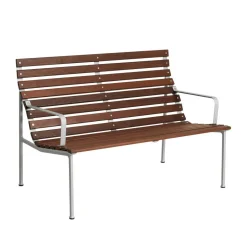 HAY Traverse Lounge Gartenbank mit Armlehnen| Gartenbänke