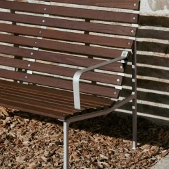 HAY Traverse Lounge Gartenbank mit Armlehnen| Gartenbänke