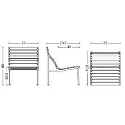Stühle|Gartenstühle^HAY Traverse Lounge Gartenstuhl