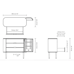 Kommoden^Umage Treasures Kommode Eiche dunkel