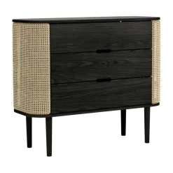 Kommoden^Umage Treasures Kommode Eiche schwarz Wiener Geflecht