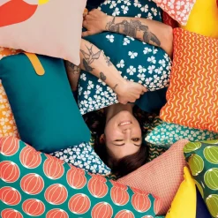 Outdoor-Textilien^Fermob Trèfle Outdoor-Kissen 44x44cm