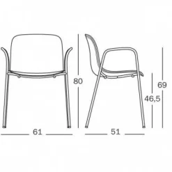 Magis Troy Gartenarmlehnstuhl| Stühle