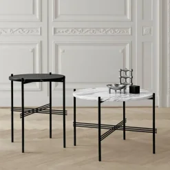 Gubi TS Beistelltisch Marmor Ø40cm| Beistelltische|Tische