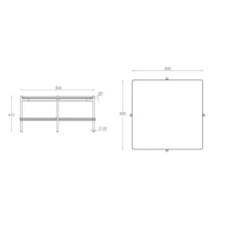 Gubi TS Beistelltisch 80x80cm| Tische