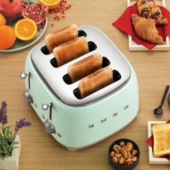 Smeg TSF03 4-Scheiben Toaster| Küchengeräte