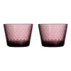 Gläser^iittala Tundra Trinkglas 2er Set 16cl