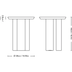 &Tradition Tung JA3 Beistelltisch| Beistelltische|Tische
