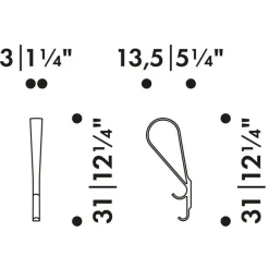 Artek Tupla Wandhaken| Haken & Bügel|Haken