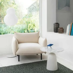 Tische^Normann Copenhagen Turn Beistelltisch Marmor höhenverstellbar