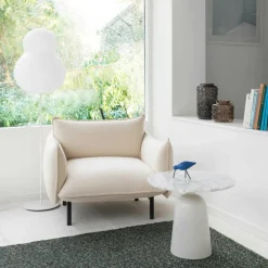 Tische^Normann Copenhagen Turn Beistelltisch Marmor höhenverstellbar