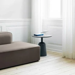 Tische^Normann Copenhagen Turn Beistelltisch Marmor höhenverstellbar