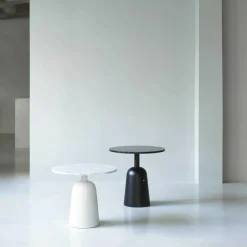 Tische^Normann Copenhagen Turn Beistelltisch Marmor höhenverstellbar