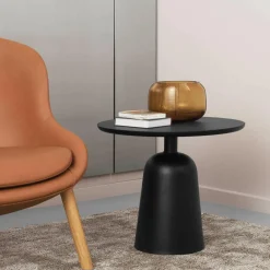 Tische^Normann Copenhagen Turn Beistelltisch Marmor höhenverstellbar
