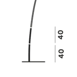 Leuchten-Zubehör^Foscarini Twiggy Verlängerungsarm 40+40
