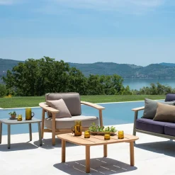 Garten-Beistelltische^Emu Twins Beistelltisch niedrig 85x85cm