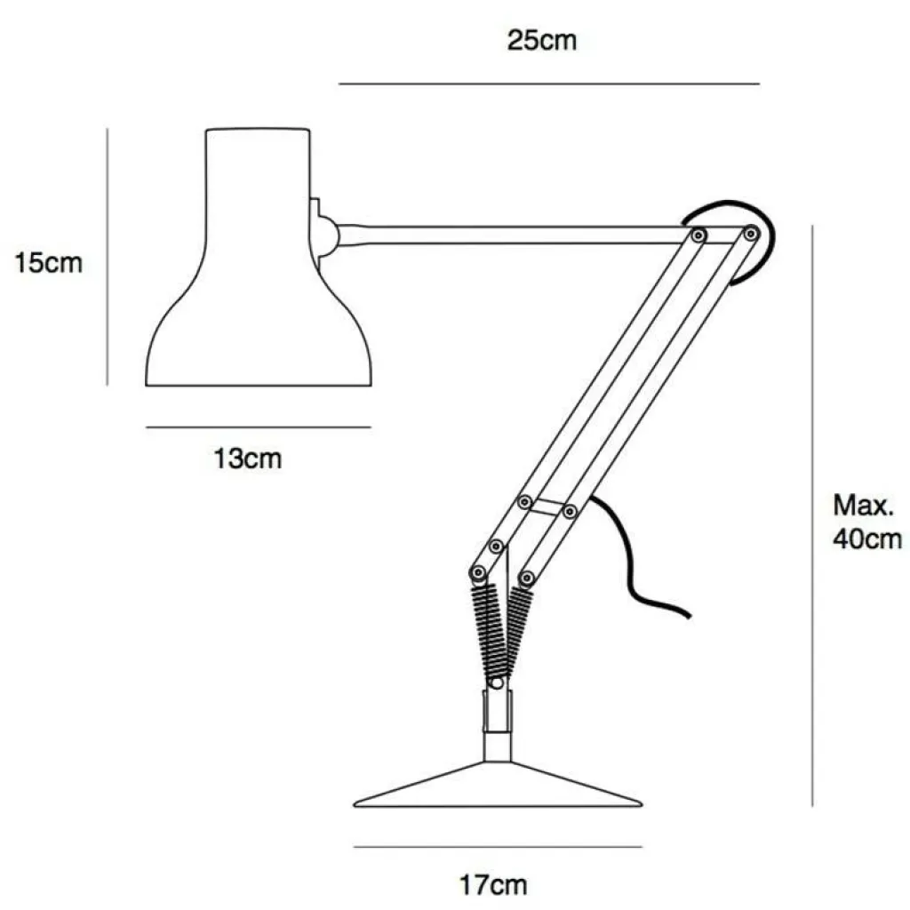 Anglepoise Type 75 Mini Schreibtischleuchte| Schreibtischleuchten