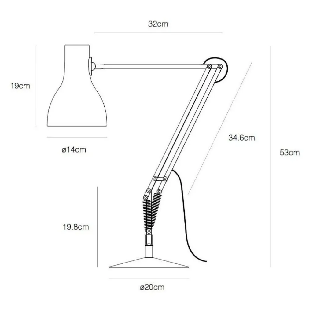 Anglepoise Type 75 Schreibtischleuchte| Schreibtischleuchten
