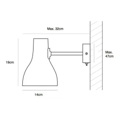 Wandleuchten^Anglepoise Type 75 Wandleuchte