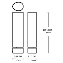 Stehleuchten^Gubi Unbound LED Stehleuchte H 80cm