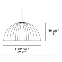Pendelleuchten^Muuto Under The Bell Pendelleuchte Ø82cm