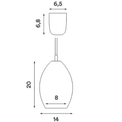 Pendelleuchten^Northern Unika Pendelleuchte L