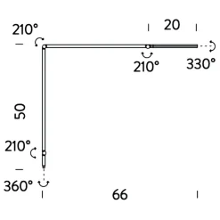 Nemo Untitled Linear LED Schreibtischleuchte mit Fuß| Schreibtischleuchten