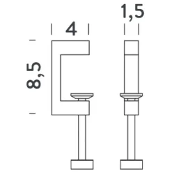 Schreibtischleuchten^Nemo Untitled Linear LED Schreibtischleuchte mit Klemme