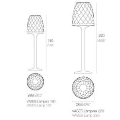 Außenstehleuchten|Außenstehleuchten^Vondom Vases LED Außenstehleuchte