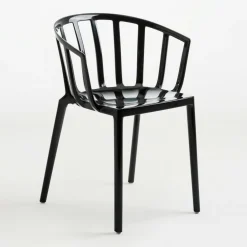 Gartenstühle^Kartell Venice Gartenarmlehnstuhl glänzend