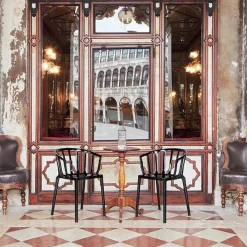 Kartell Venice Gartenarmlehnstuhl glänzend| Stühle