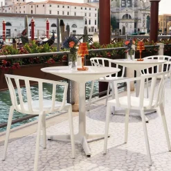 Kartell Venice Gartenarmlehnstuhl glänzend| Stühle