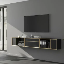 Regalsysteme^Müller Small Living Vertiko Sixteen Regalelement mit Tür rechts