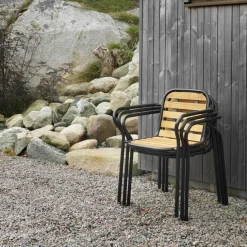 Normann Copenhagen Vig Gartenarmlehnstuhl Holz| Stühle