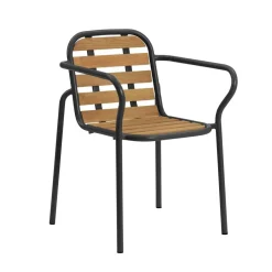 Gartenstühle^Normann Copenhagen Vig Gartenarmlehnstuhl Holz