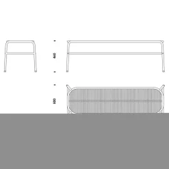 Normann Copenhagen Vig Gartenbank| Gartenbänke