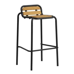 Outdoor-Barhocker^Normann Copenhagen Vig Gartenbarstuhl Holz 75cm