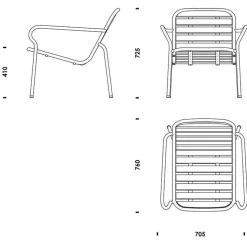 Outdoor-Sofas & Sessel^Normann Copenhagen Vig Gartenloungestuhl Holz