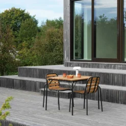 Stühle^Normann Copenhagen Vig Gartenstuhl Holz