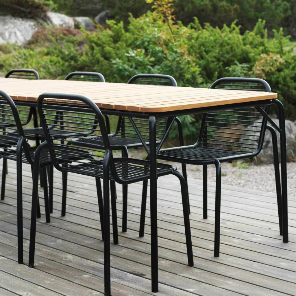 Normann Copenhagen Vig Gartentisch Holz 90x200cm| Gartentische