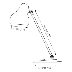 Nachttischleuchten^Louis Poulsen VL38 LED Tischleuchte