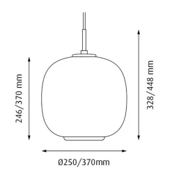 Pendelleuchten^Louis Poulsen VL45 Radiohus Pendelleuchte Ø 25cm