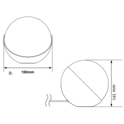 Tischleuchten^Louis Poulsen VL Studio 150 Tisch-/Bodenleuchte
