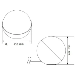 Nachttischleuchten^Louis Poulsen VL Studio 250 Tisch-/Bodenleuchte