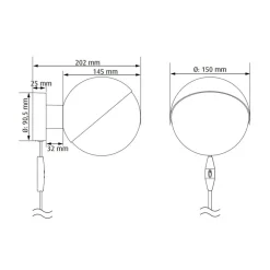 Louis Poulsen VL Studio 150 Wandleuchte| Wandleuchten